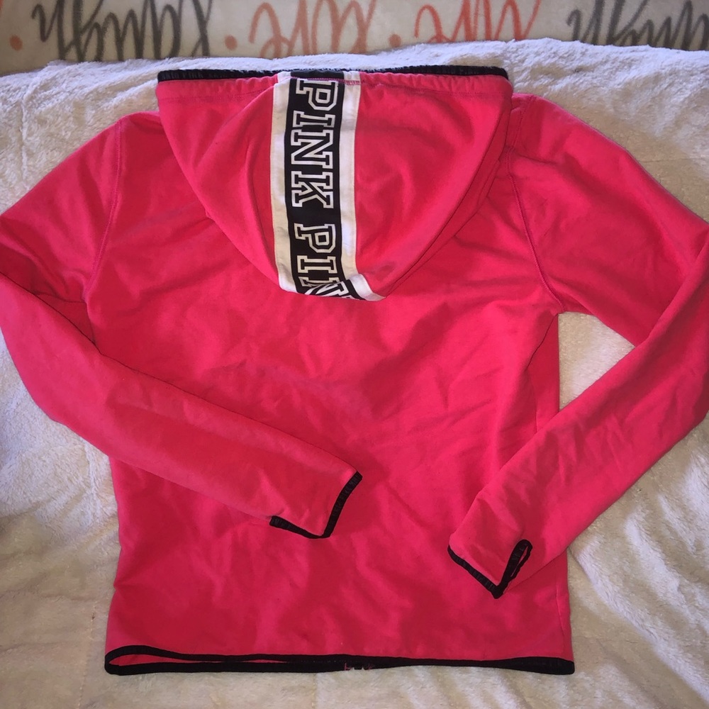 VS Pink Zip-up Sweatshirt